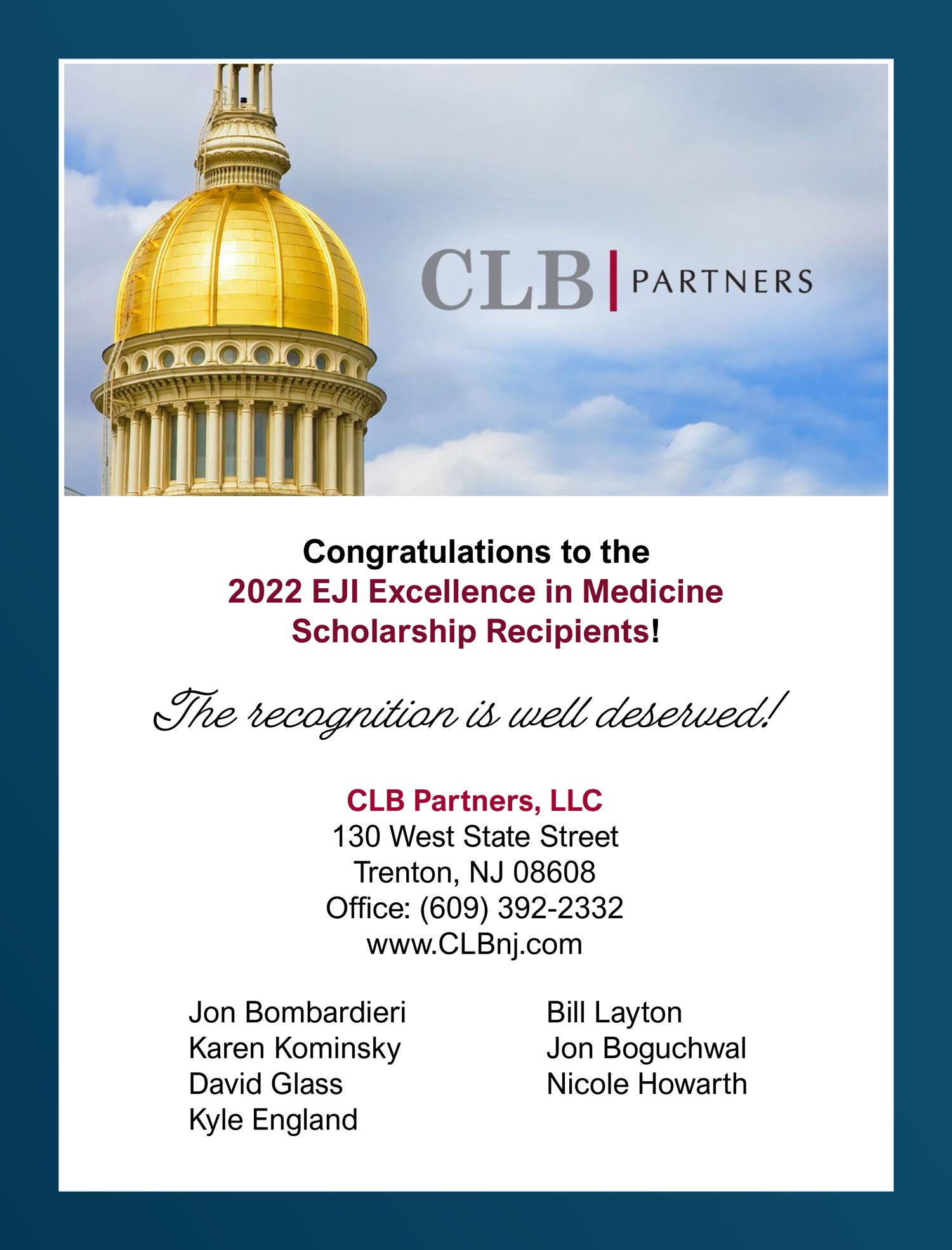 CLB Partners, LLC advertisement