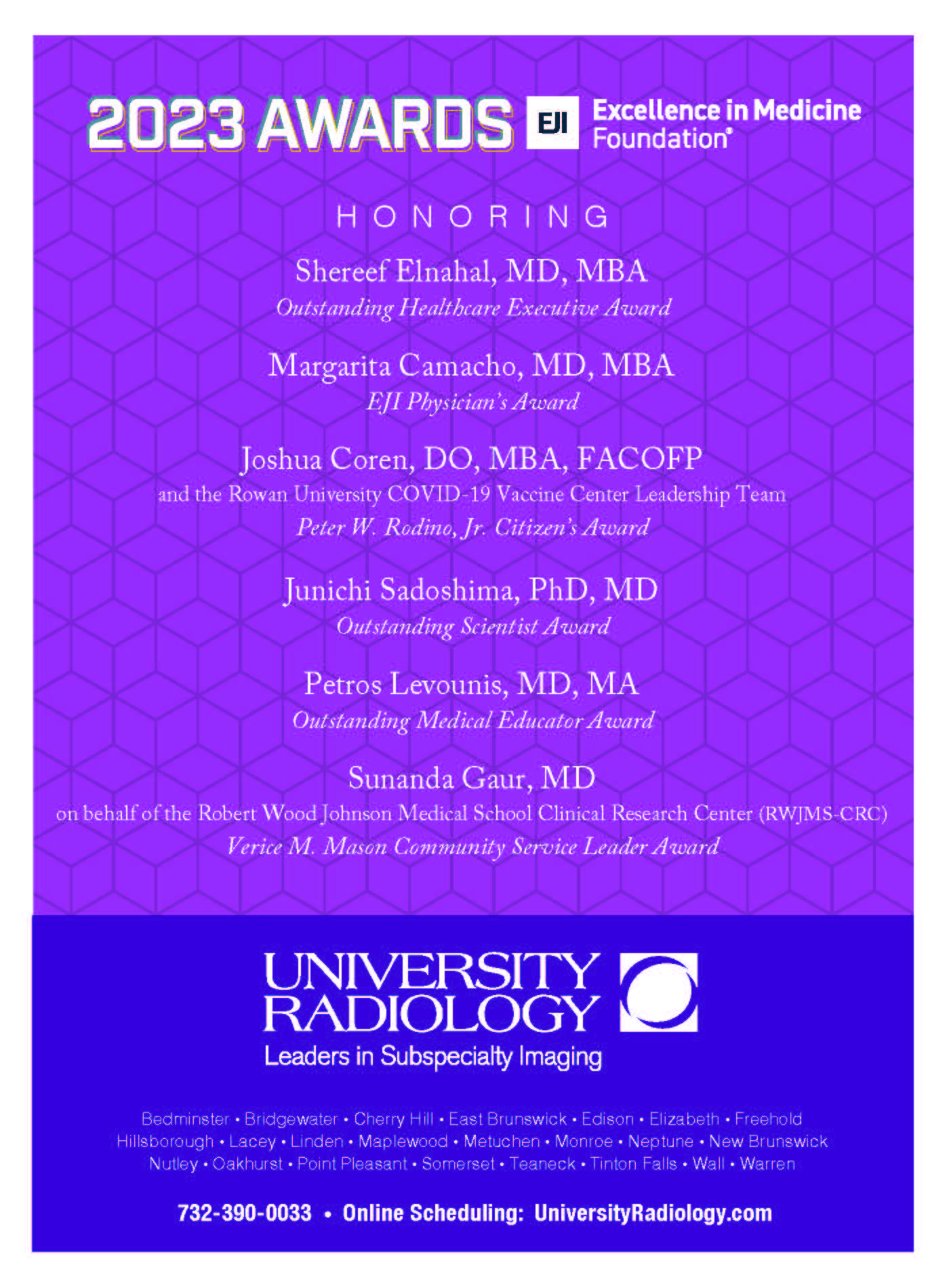 University Radiology Group advertisement